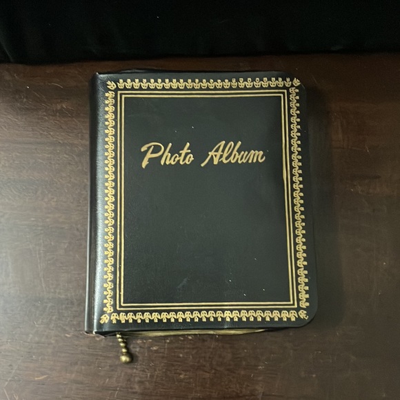 Accents Vintage Small Black Vinyl Photo Album Made In Japan Poshmark
